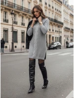 dámský svetr světle šedý Dstreet model 21967096 - FashionStreet dámský svetr světle šedý Dstreet model 21967096 - FashionStreet