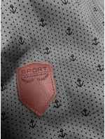 Dámska sivá mikina na zips so sťahovacou šnúrkou (2306)