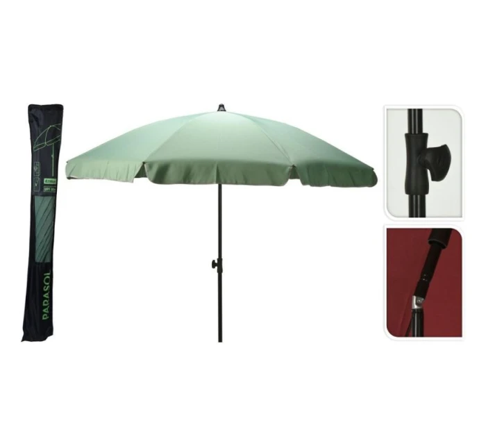 ZÁHRADNÝ DÁŽDNIK 185CM ZELENÝ