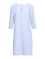 šaty s výstřihem s světle modré model 20966091 - STYLOVE šaty s výstřihem s světle modré model 20966091 - STYLOVE