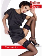 Dámské samodržící punčochy model 7459350 15 den - Mona Dámské samodržící punčochy model 7459350 15 den - Mona