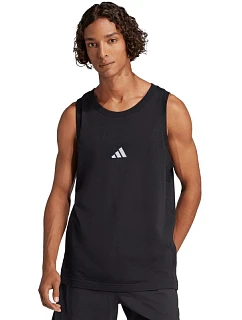 Koszulka męska Essentials Small Logo Tank czarna model 22249484 pánské - ADIDAS