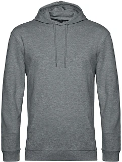 B&C #Hoodie Pánska mikina s kapucňou 01.U03W heather mid grey