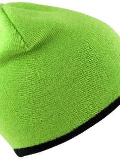 Result Headwear RC 046X Obojstranná pletená čiapka 28.046X limetkovozelená/čierna