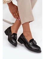 Lakované dámské s ozdobnou sponou Černé model 21711992 - S.Barski Lakované dámské s ozdobnou sponou Černé model 21711992 - S.Barski