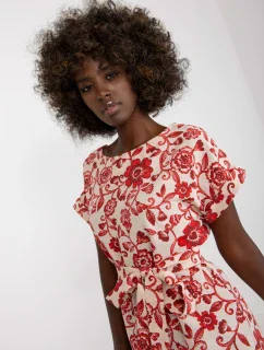 Dámské šaty LK SK model 17547310 červené - FPrice