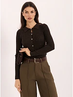 Sweter PM SW model 22401092 brązowy - FPrice Sweter PM SW model 22401092 brązowy - FPrice