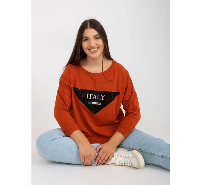 Blúzka VI BZ 2911.82P tmavo oranžová Blúzka VI BZ 2911.82P tmavo oranžová