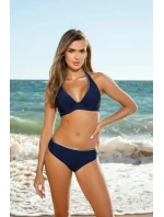 Dámske dvojdielne plavky Elena 50/G 011 Tmavo modré s béžovou - Etna