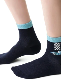 Chlapčenské vzorované ponožky 014 GRANATUE 26-28