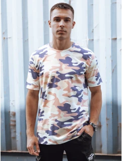 Pánské béžové moro tričko Dstreet model 21978119 - FashionStreet