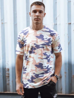 FashionStreet béžové moro pánske tričko RX5589