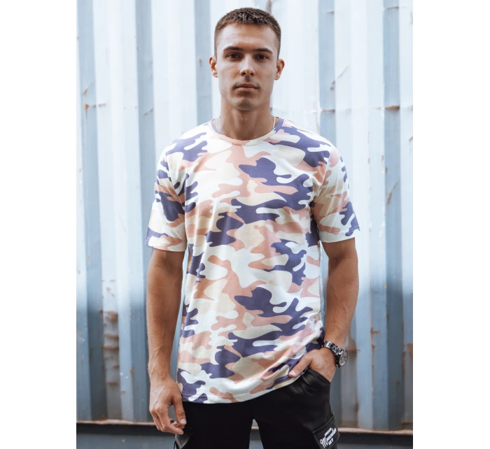 Pánské béžové moro tričko Dstreet model 21978119 - FashionStreet Pánské béžové moro tričko Dstreet model 21978119 - FashionStreet