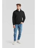Classic Sweat Mikina s 1/4 zipem black model 22410212 - Fruit of the Loom