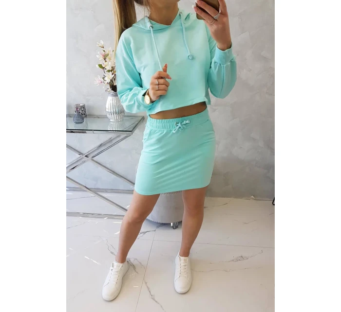 Souprava halenky se sukní mint Souprava halenky se sukní mint