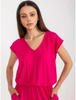 Dámske šaty 658.62P fuchsiová - Rue Paris