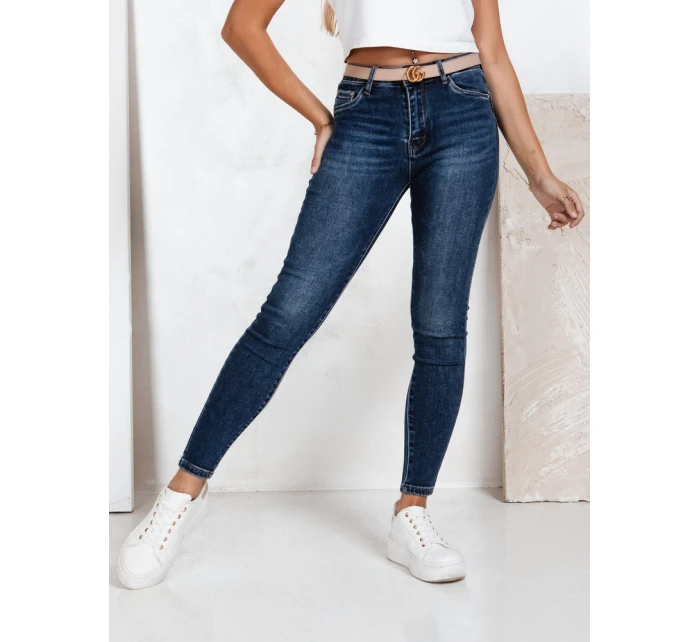 Dámské úzké džíny s vysokým pasem modré Dstreet model 21992681 - FashionStreet