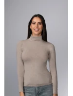 Dámsky sveter s rolákom a kašmírovou zmesou Intimidea Farba:
