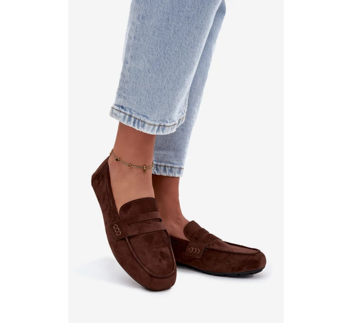 Ploché Tmavě hnědé model 21709145 - Boto