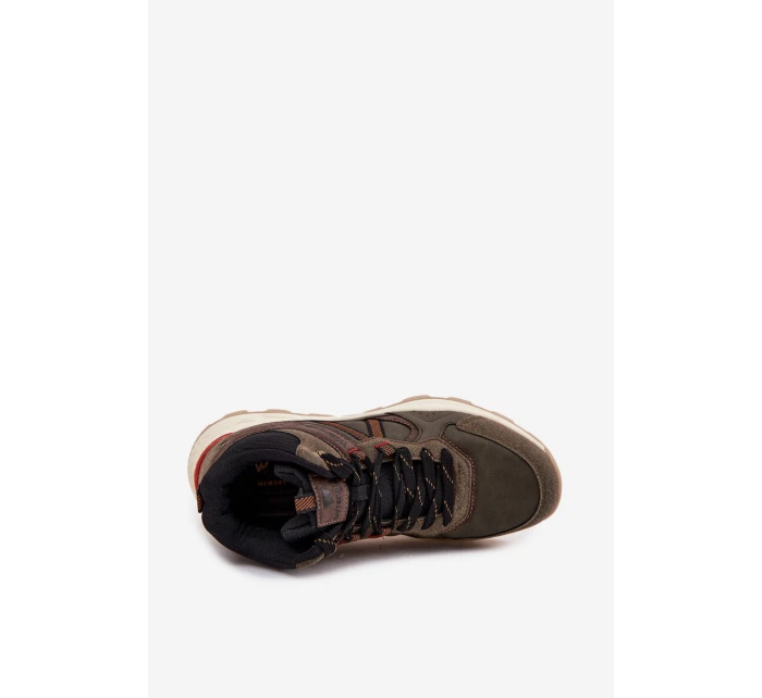 Buty Trekkingowe Męskie WRANGLER WEST MEN MID 20253027 Ciemnozielone
