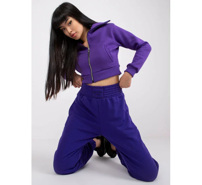 Tepláky RV DR 7460.11 tmavo fialová