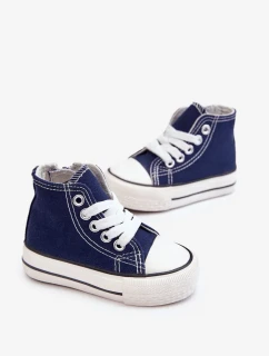 Dětské Vysoké Tenisky námořnická modrá Filemon