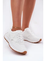 Dámske tenisky na platforme Big Star Hi-Poly System - biele Dámske tenisky na platforme Big Star Hi-Poly System - biele