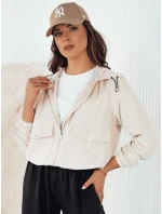 Dámská přechodná bunda béžová Dstreet model 21974788 - FashionStreet Dámská přechodná bunda béžová Dstreet model 21974788 - FashionStreet