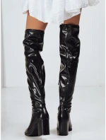 Dámské kozačky nad kolena černé Dstreet model 21993730 - FashionStreet