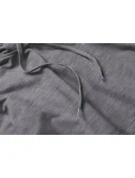 Tmavosivá tenká dámska "klokanie" mikina (W06-5)