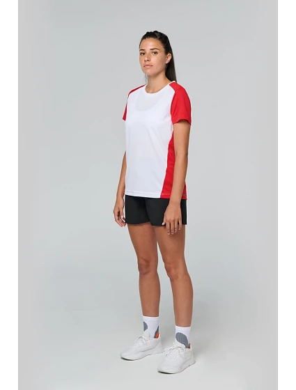 PA Dámské kontrastní sportovní tričko 20. white/navy model 22448554 - Kariban ProAct PA Dámské kontrastní sportovní tričko 20. white/navy model 22448554 - Kariban ProAct