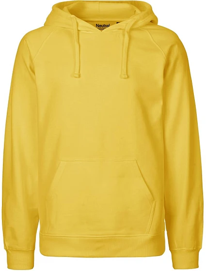 O Pánská mikina s kapucí z bio bavlny yellow model 22505064 - Neutral O Pánská mikina s kapucí z bio bavlny yellow model 22505064 - Neutral