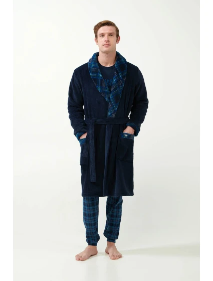 Vamp - Pánsky župan so štýlovou klopou 21629 - Vamp