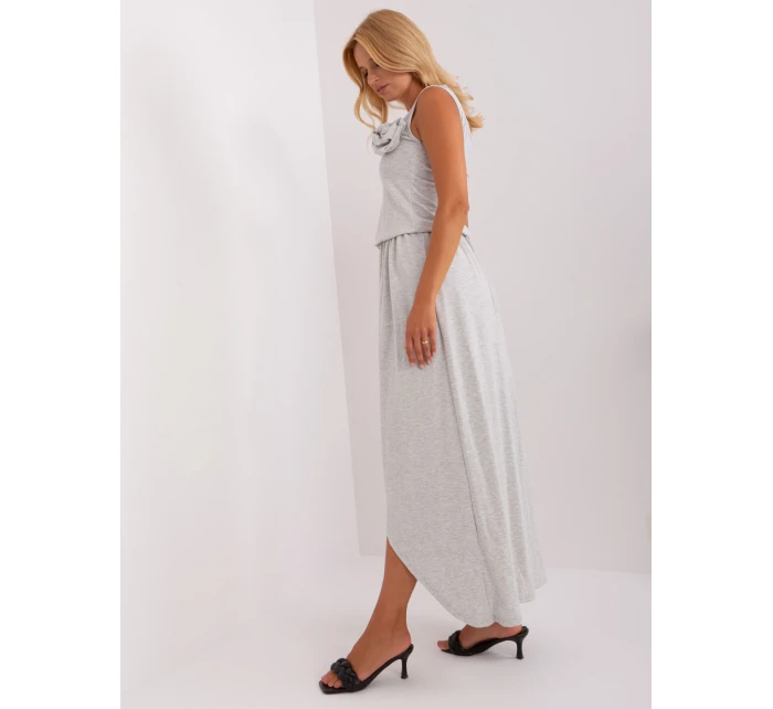 Sukienka EM SK model 18785537 jasny szary - FPrice Sukienka EM SK model 18785537 jasny szary - FPrice