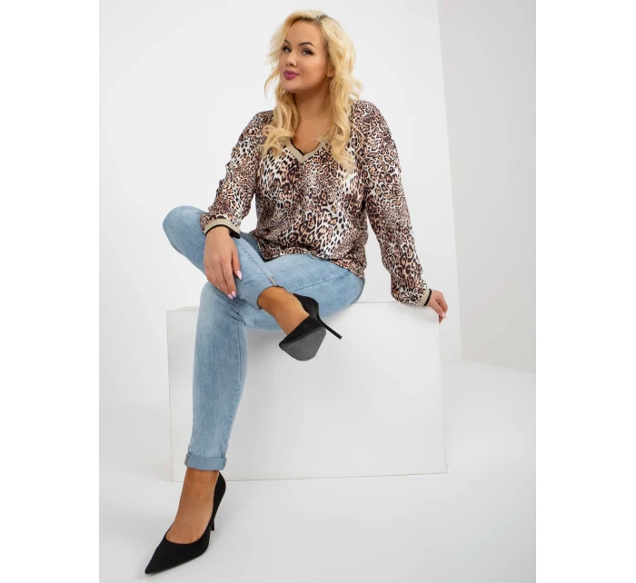 Halenka RV BZ model 18371873 černá a béžová - FPrice Halenka RV BZ model 18371873 černá a béžová - FPrice