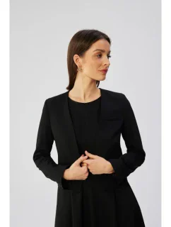 model 19647511 Blejzr s otevřenou přední částí černý - STYLOVE