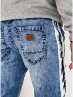 Pánské džínové kalhoty jogger modré Dstreet model 21974452 - FashionStreet Pánské džínové kalhoty jogger modré Dstreet model 21974452 - FashionStreet