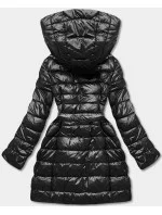 KURTKA PIKOWANA Z KAPTUREM CZARNA model 21245179 - MINORITY
