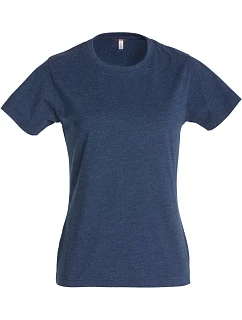 Clique New Classic-T Women Dámske tričko 67.9361 modrá melírovaná