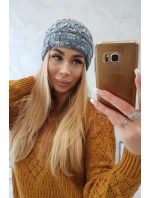 Dámska čiapka Eliza K205 dark grey+jeans Dámska čiapka Eliza K205 dark grey+jeans