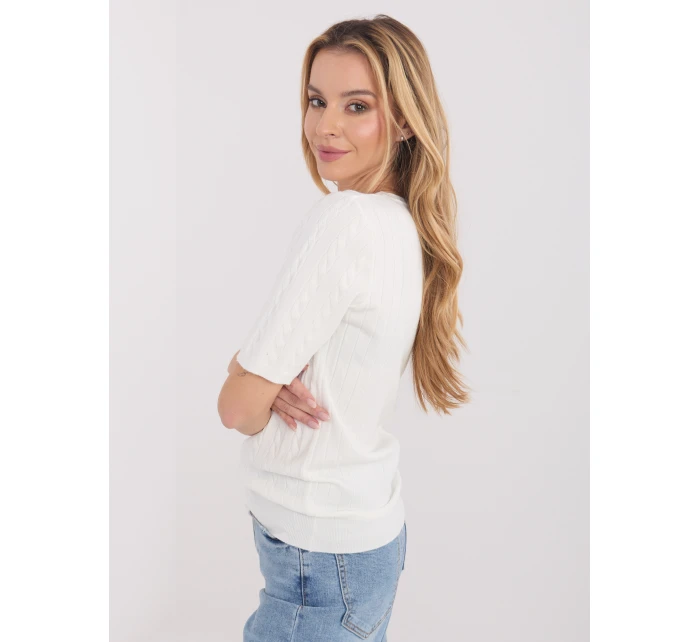 Sweter PM SW B model 21821423 ecru - FPrice