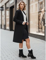 Dámské semišové kozačky s přezkou černé Dstreet model 21994300 - FashionStreet