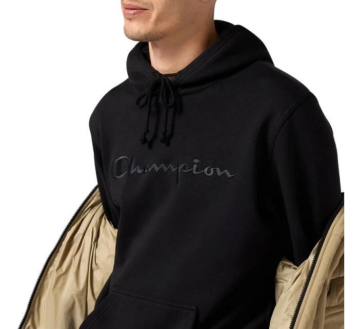 Pánská mikina s kapucí černá model 21493728 KK001 pánské - CHAMPION