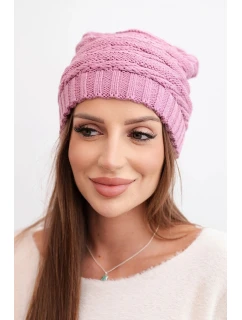 Čepice s rolováním Magda K293 camel