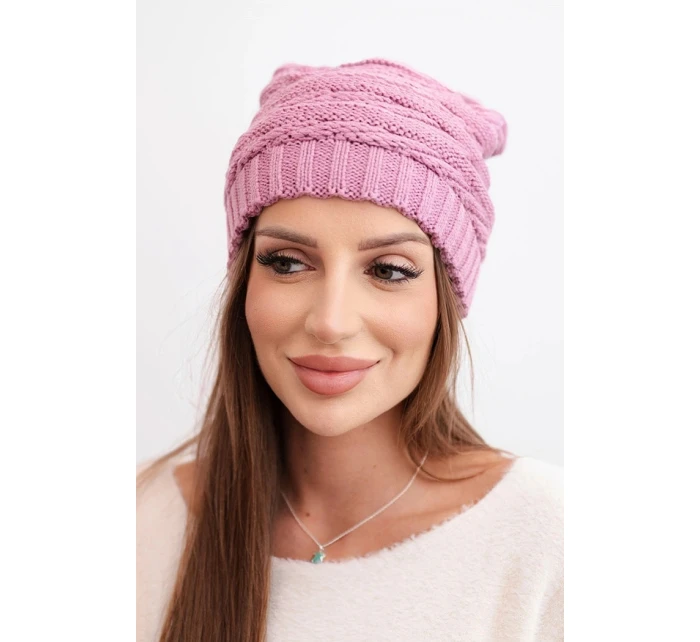 Čepice s rolováním Magda K293 camel