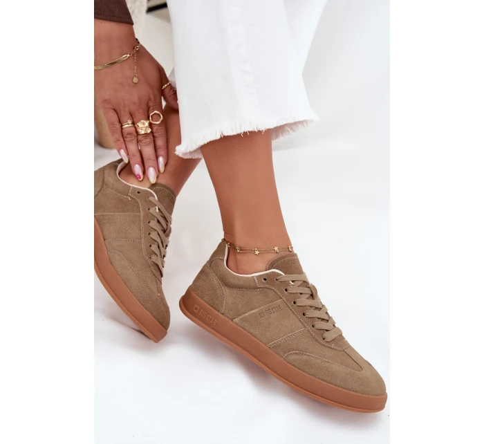 Dámske semišové tenisky Big Star HI-POLY SYSTEM - béžové Dámske semišové tenisky Big Star HI-POLY SYSTEM - béžové