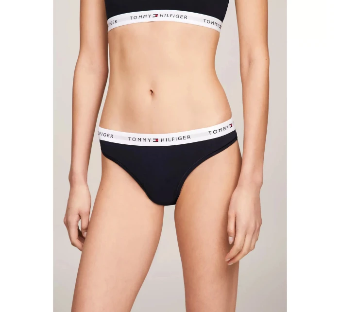 Dámske tangá THONG UW0UW03835 DW5 dark blue - Tommy Hilfiger Dámske tangá THONG UW0UW03835 DW5 dark blue - Tommy Hilfiger