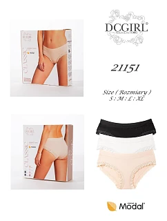 Nohavičky DC Girl 21151 A'2, balenie, veľkosti S–XL