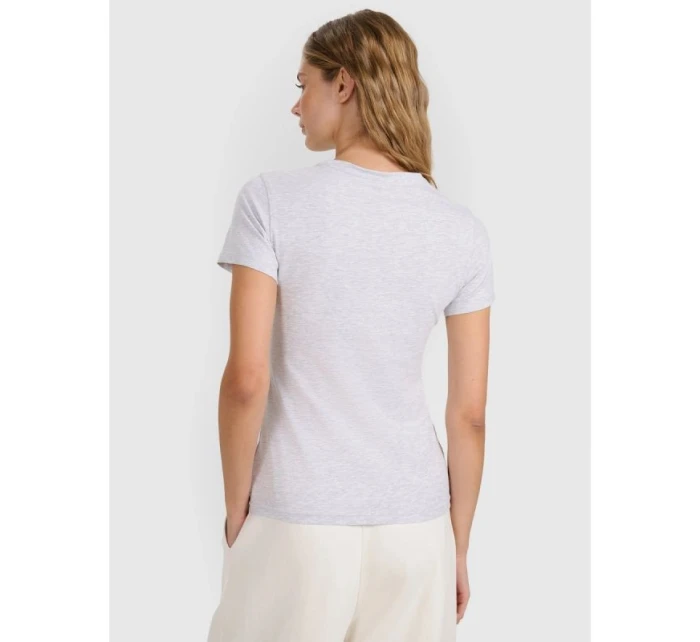 Dámské bavlněné slim tričko model 21432834 - 4F