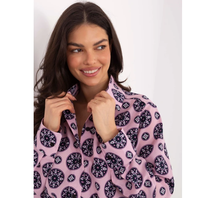 Košeľa LK KS 510190.20P ružová